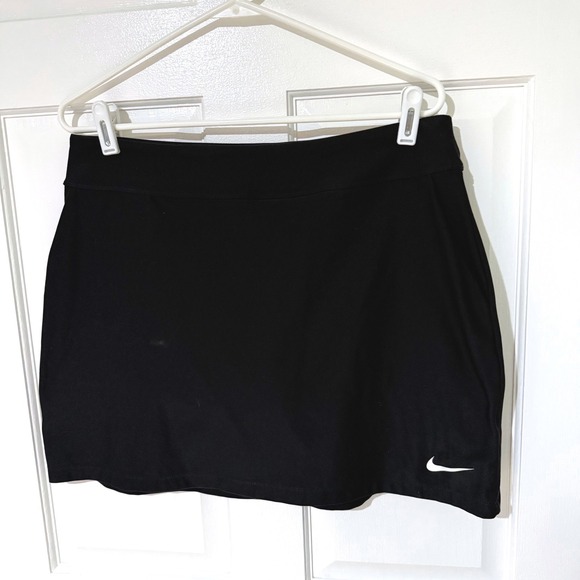 Nike Pants - Nike Golf Dri-FIT Black Skort Women Large Athletic Tennis Skirt with Shorts